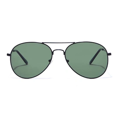 ELITE by Coolwinks S35A5397 Green Tinted Pilot Sunglasses for Men and Women