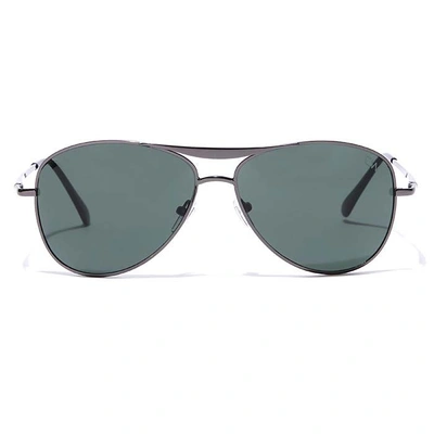 Elite by Coolwinks S35A6443 Green Tinted Pilot Sunglasses for Men and Women