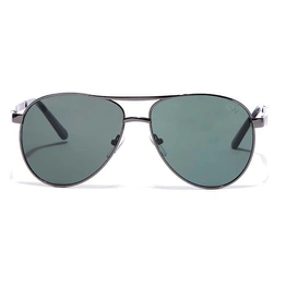 Elite by Coolwinks S35A6449 Green Tinted Pilot Sunglasses for Men and Women