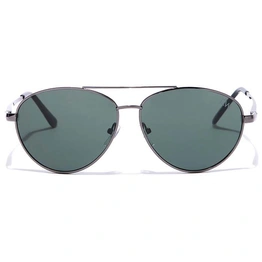 Elite by Coolwinks S35A6454 Green Tinted Pilot Sunglasses for Men and Women