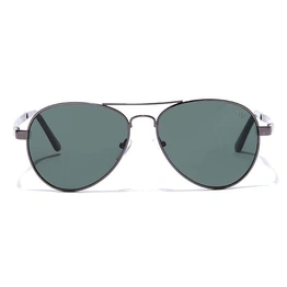 Elite by Coolwinks S35A6505 Green Tinted Pilot Sunglasses for Men and Women