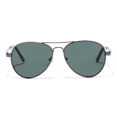 Elite by Coolwinks S35A6505 Green Tinted Pilot Sunglasses for Men and Women