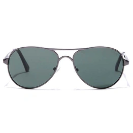 Elite by Coolwinks S35B6500 Green Tinted Pilot Sunglasses for Men and Women