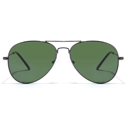 ELITE by Coolwinks S35C5388 Green Tinted Pilot Sunglasses for Men and Women