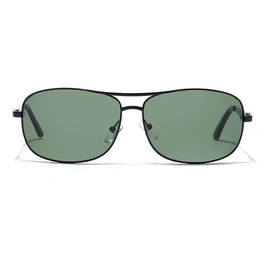 ELITE by Coolwinks S35A5337 Green Tinted Retro Square Sunglasses for Men and Women