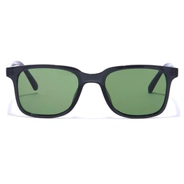 ELITE by Coolwinks S35A5364 Green Tinted Retro Square Sunglasses for Men and Women