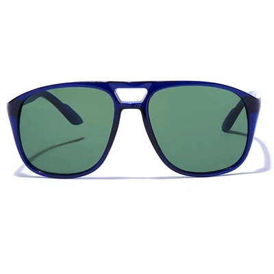 ELITE by Coolwinks S35B5340 Green Tinted Retro Square Sunglasses for Men and Women