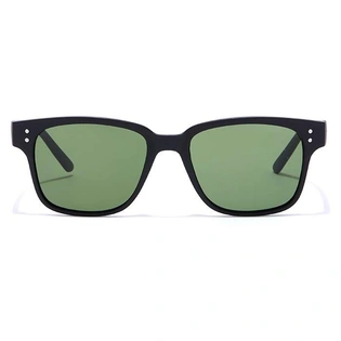 ELITE by Coolwinks S35B5349 Green Tinted Retro Square Sunglasses for Men and Women