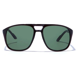 ELITE by Coolwinks S35C5340 Green Tinted Retro Square Sunglasses for Men and Women