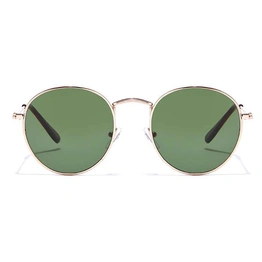 ELITE by Coolwinks S35B5316 Green Tinted Round Sunglasses for Men and Women