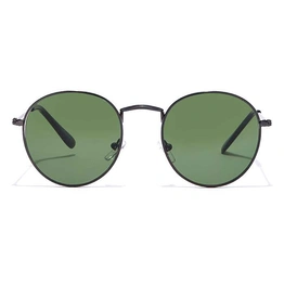 ELITE by Coolwinks S35C5316 Green Tinted Round Sunglasses for Men and Women