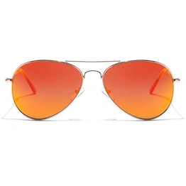 ELITE by Coolwinks S16B5302 Multicolor Mirror Pilot Sunglasses for Men and Women