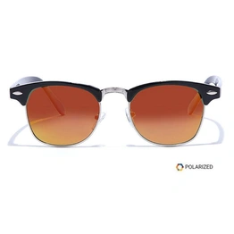 ELITE by Coolwinks S33A5611 Multicolor Polarized Clubmaster Sunglasses for Men and Women