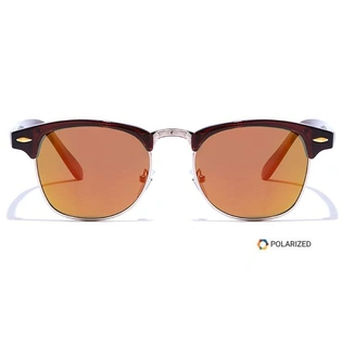 ELITE by Coolwinks S33B5611 Multicolor Polarized Clubmaster Sunglasses for Men and Women