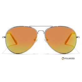 ELITE by Coolwinks S33B5541 Multicolor Polarized Pilot Sunglasses for Men and Women