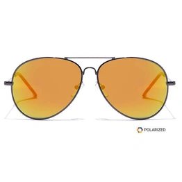 ELITE by Coolwinks S33C5541 Multicolor Polarized Pilot Sunglasses for Men and Women