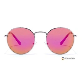 ELITE by Coolwinks S17A5453 Multicolor Polarized Round Sunglasses for Men and Women