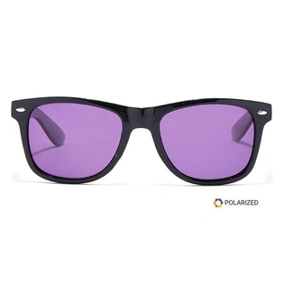 ELITE by Coolwinks S17B5472 Purple Polarized Retro Square Sunglasses for Women