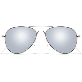 ELITE by Coolwinks S35B5301 Silver Mirror Pilot Sunglasses for Men and Women