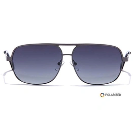 ELITE by Coolwinks S16C5405 Smoke Polarized Wraparound Sunglasses for Men and Women