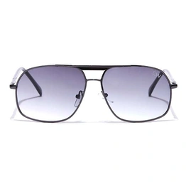 Elite by Coolwinks S66A6448 Smoke Tinted Retro Square Sunglasses for Men and Women