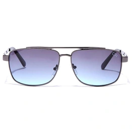 Elite by Coolwinks S66B6430 Smoke Tinted Retro Square Sunglasses for Men and Women