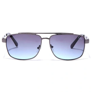 Elite by Coolwinks S66B6430 Smoke Tinted Retro Square Sunglasses for Men and Women