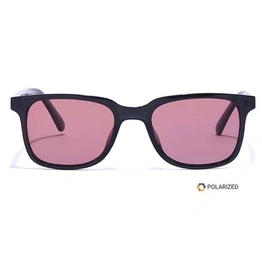 ELITE by Coolwinks S33A5563 Wine Polarized Retro Square Sunglasses for Men and Women