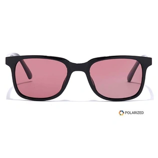 ELITE by Coolwinks S33B5563 Wine Polarized Retro Square Sunglasses for Men and Women