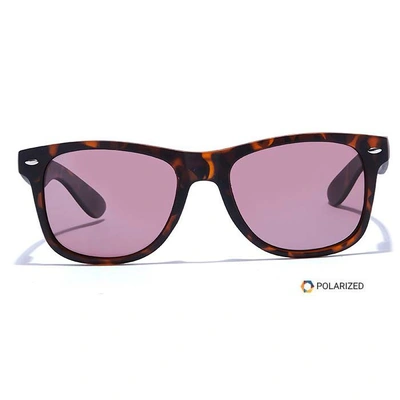 ELITE by Coolwinks S33C5474 Wine Polarized Retro Square Sunglasses for Men and Women