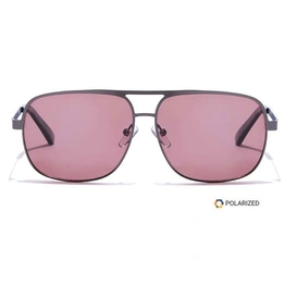 ELITE by Coolwinks S33C5404 Wine Polarized Wraparound Sunglasses for Men and Women