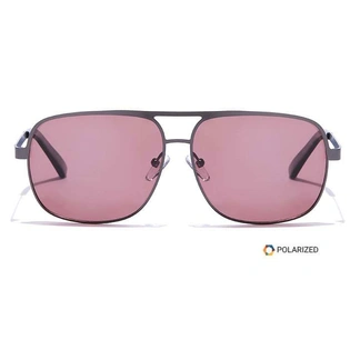 ELITE by Coolwinks S33C5404 Wine Polarized Wraparound Sunglasses for Men and Women