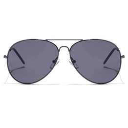 JRS by Coolwinks S16C5881 Black Tinted Pilot Sunglasses for Men and Women