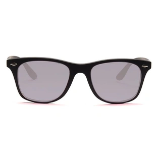 JRS by Coolwinks S15A6358 Black Tinted Retro Square Sunglasses for Men and Women