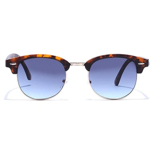 JRS by Coolwinks S20C5701 Blue Gradient Clubmaster Sunglasses for Men and Women