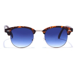 JRS by Coolwinks S20C5707 Blue Gradient Clubmaster Sunglasses for Men and Women