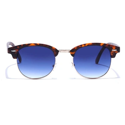 JRS by Coolwinks S20C5707 Blue Gradient Clubmaster Sunglasses for Men and Women