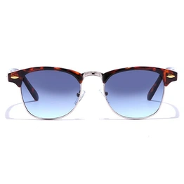 JRS by Coolwinks S20C5993 Blue Gradient Clubmaster Sunglasses for Men and Women