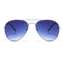 JRS by Coolwinks S20A5676 Blue Gradient Pilot Sunglasses for Men and Women