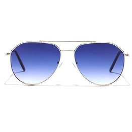 JRS by Coolwinks S20A5957 Blue Gradient Pilot Sunglasses for Men and Women