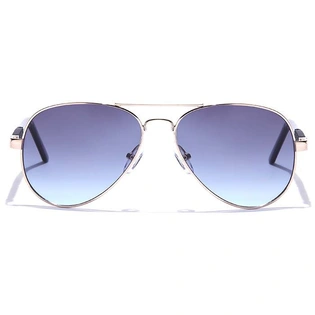 JRS by Coolwinks S20B5972 Blue Gradient Pilot Sunglasses for Men and Women