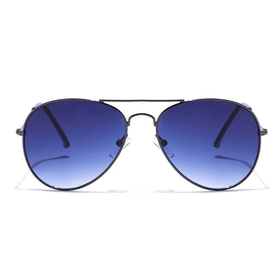 JRS by Coolwinks S20C5676 Blue Gradient Pilot Sunglasses for Men and Women