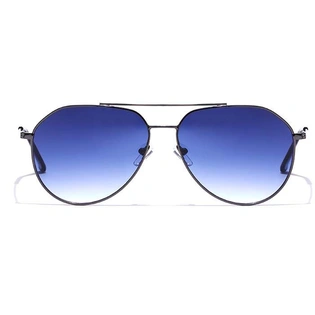 JRS by Coolwinks S20C5957 Blue Gradient Pilot Sunglasses for Men and Women