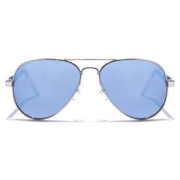 JRS by Coolwinks S20B5981 Blue Mirror Pilot Sunglasses for Men and Women