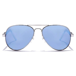 JRS by Coolwinks S20B5981 Blue Mirror Pilot Sunglasses for Men and Women