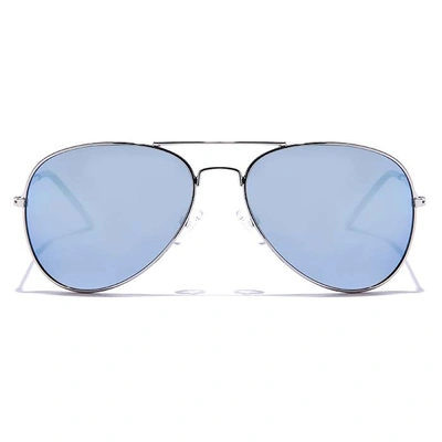 JRS by Coolwinks S20B6023 Blue Mirror Pilot Sunglasses for Men and Women