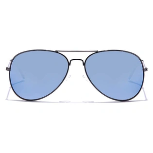 JRS by Coolwinks S20C6023 Blue Mirror Pilot Sunglasses for Men and Women