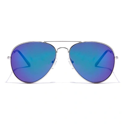 JRS by Coolwinks S35A5681 Blue Mirror Pilot Sunglasses for Men and Women