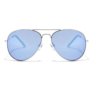 JRS by Coolwinks S20A5679 Blue Tinted Pilot Sunglasses for Men and Women