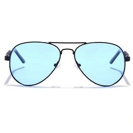 JRS by Coolwinks S20A5973 Blue Tinted Pilot Sunglasses for Men and Women